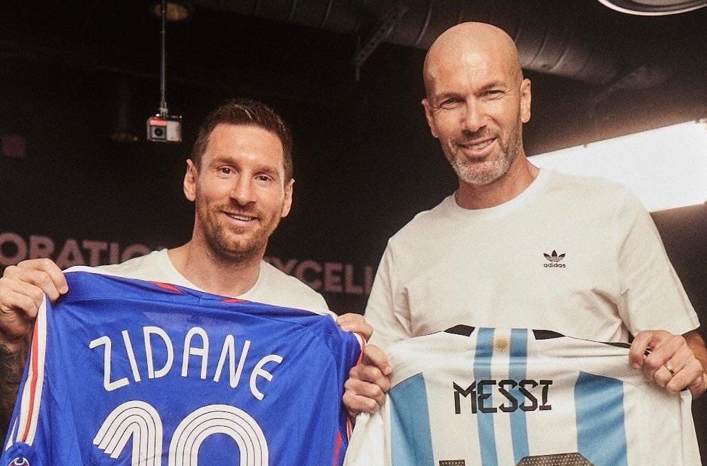 Histórica charla entre Messi y Zidane: “Es una pena no haber podido jugar juntos”