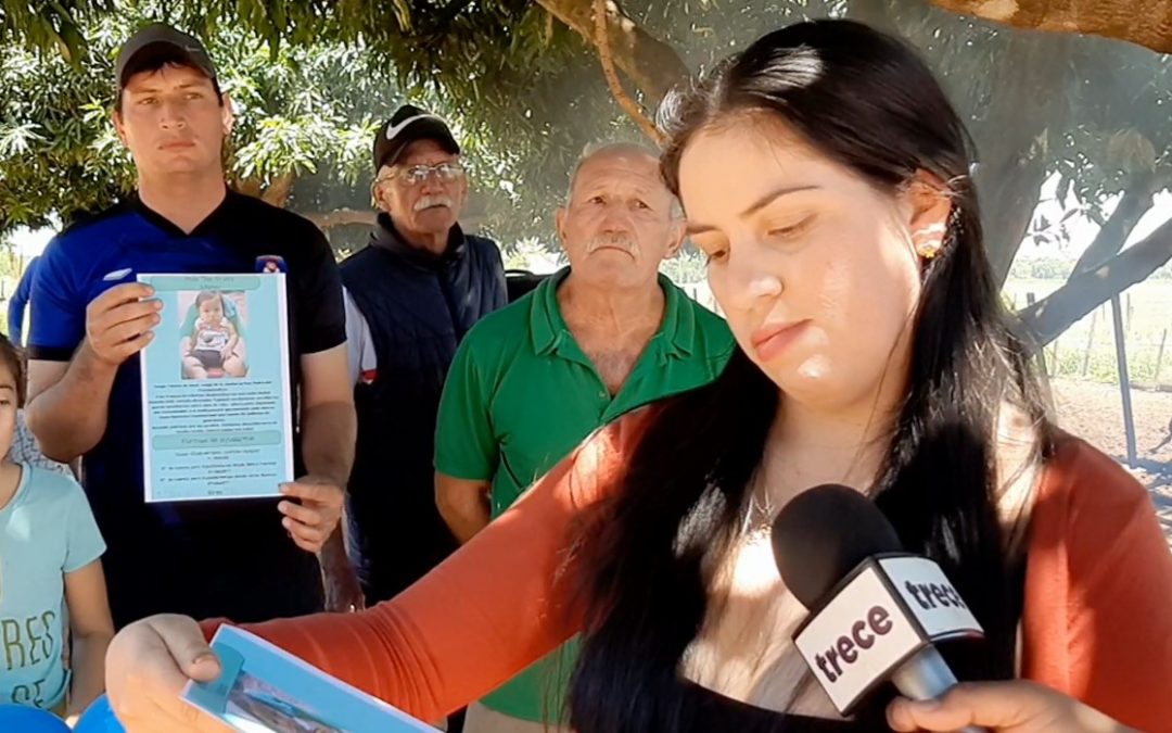 Familiares apelan a la solidaridad ciudadana para bebé que sufre de AME