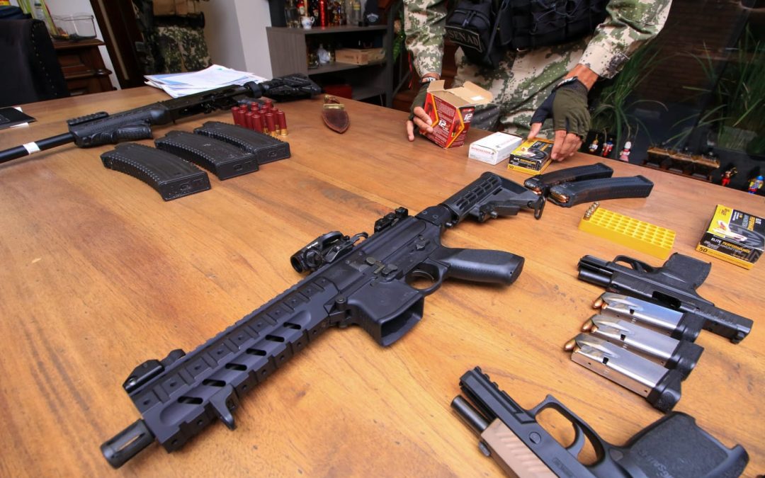 Armas incautadas en Operativo Dakovo serán entregadas a la Policía