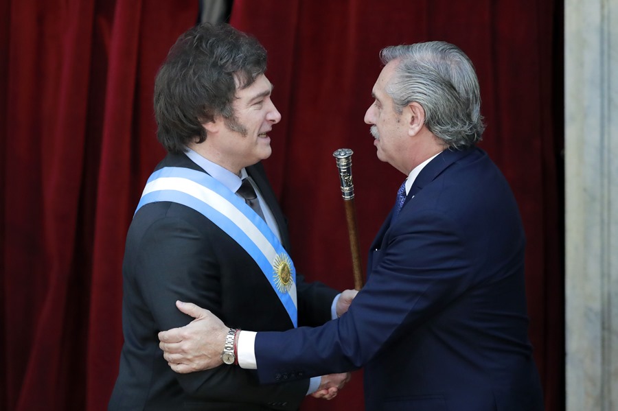 Asunción de Javier Milei como nuevo presidente de Argentina