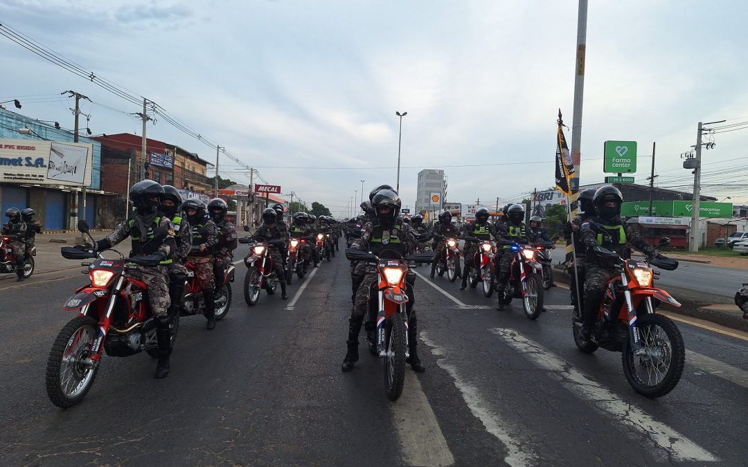 Grupo Lince recibe 600 motocicletas donadas por Taiwán
