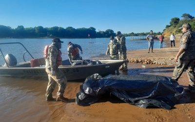 Localizan cuerpo sin vida de hombre desaparecido tras caer en aguas del Río Paraná