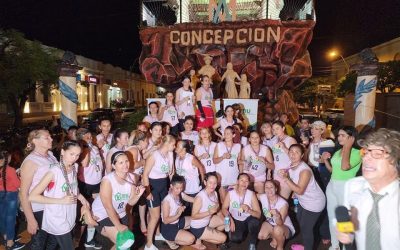 Concepción: mujeres conquistan las calles en la tercera carrera de tacones