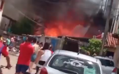Sajonia: Incendio afecta unas 20 viviendas en Banco San Miguel
