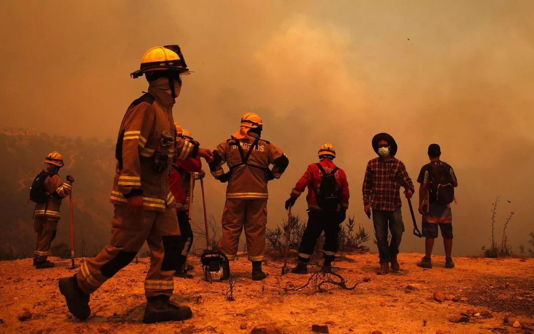 Confirman que devastadores incendios en Chile fueron intencionales