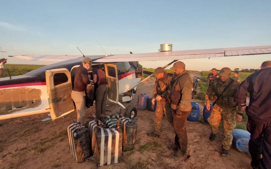 Misiones: cuatro detenidos tras incautación de avioneta con cocaína