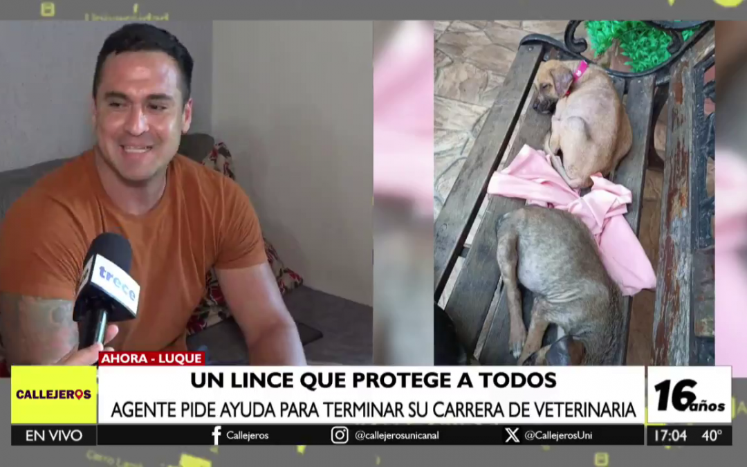 «Mi raza favorita es el rescatado»: Agente Lince rescata perros e insta a la adopción