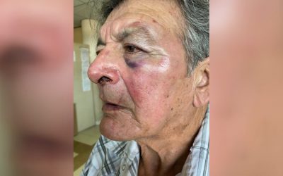 Buscan a violento motociclista que agredió a taxista en Asunción