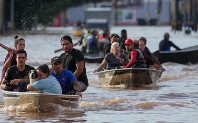 Brasil construirá refugios para albergar a miles de desplazados por inundaciones
