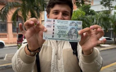 «Sobreviviendo con 5 dólares en Paraguay»: influencer venezolano compartió su desafío