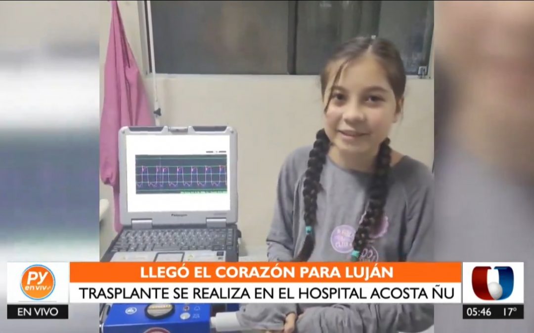 Tras 5 meses conectada a un corazón artificial, apareció un ángel donante para Luján