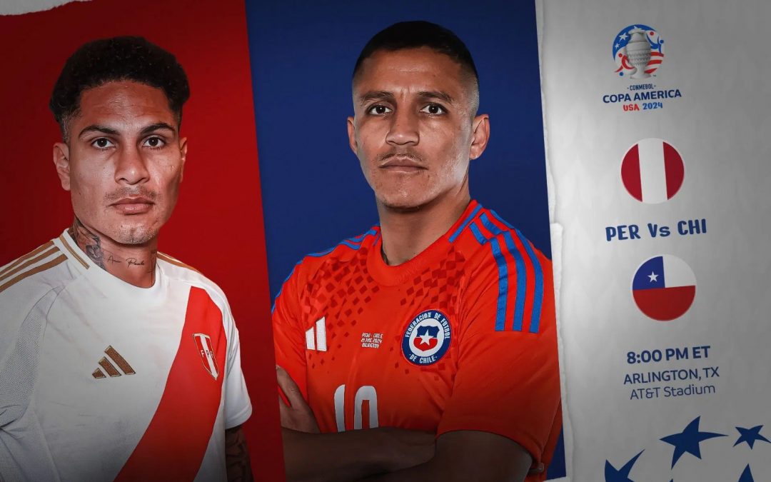 Perú y Chile debutan hoy en la Copa América USA 2024