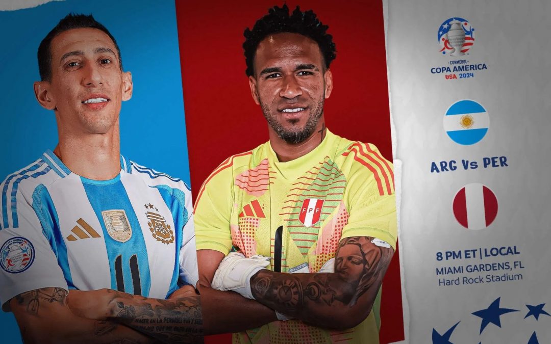 Copa América: Argentina vs. Perú, y Canadá vs. Chile, en simultáneo