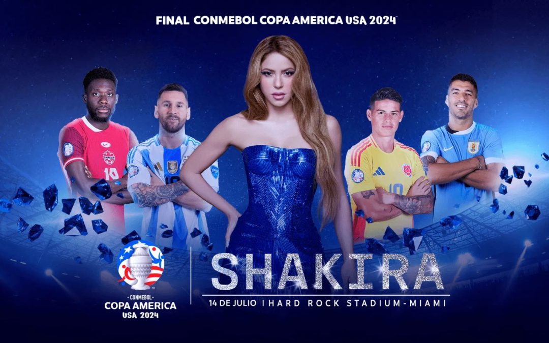 Shakira, la superestrella que cantará en la final de la Copa América USA 2024