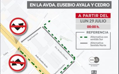 Asunción: eliminan giro a la izquierda sobre Eusebio Ayala y Cedro