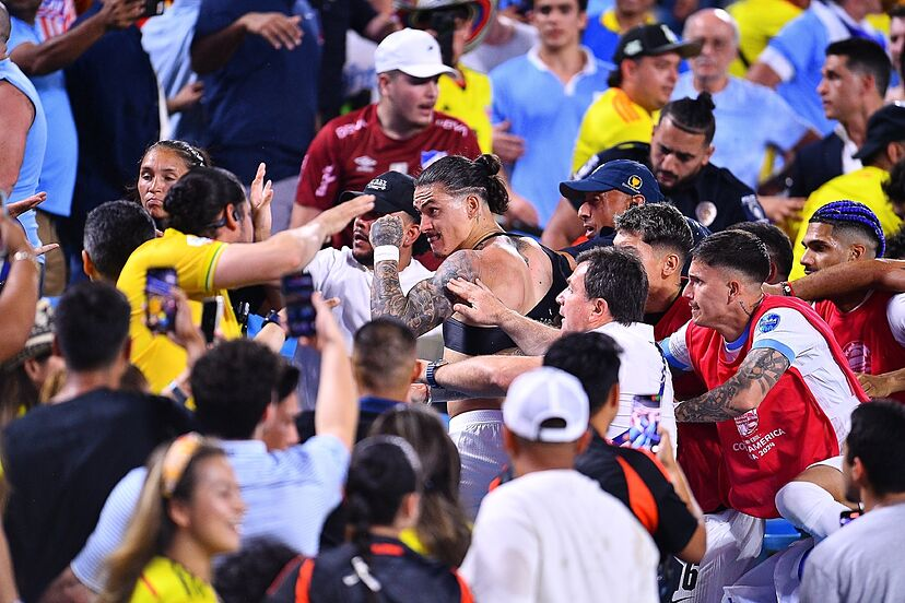 Dura sanción a jugadores de Uruguay por incidentes en Copa América