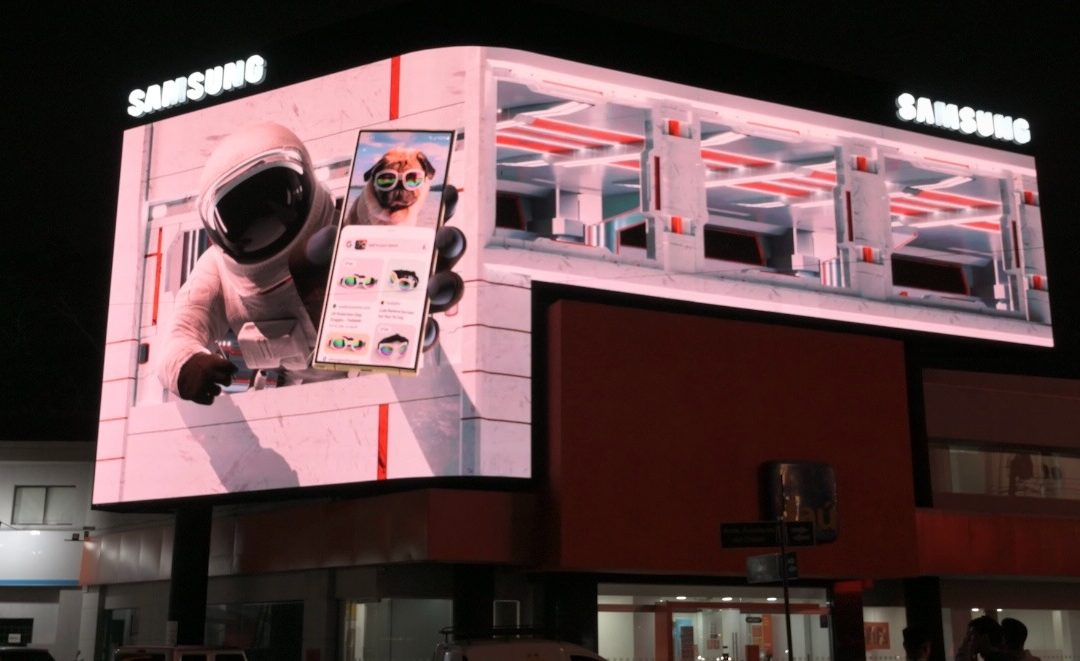 Samsung inauguró su primera pantalla DOOH en Paraguay