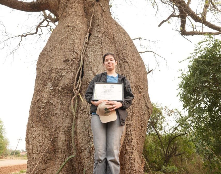 Majestuosos árboles del Chaco fueron testigos de la tercera expedición de Colosos de la Tierra