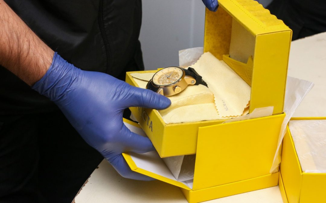 Hallan ketamina dentro de cajas de relojes con destino a Estados Unidos