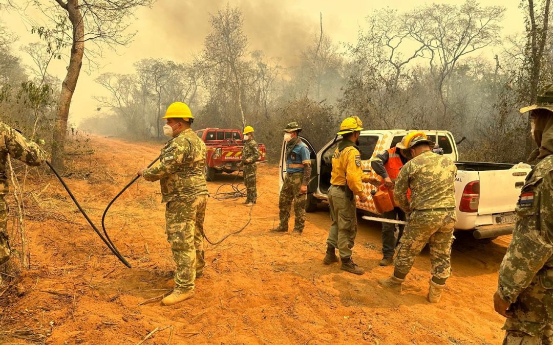 Incendio en el Chaco: Fuerzas Armadas envía su apoyo al Chaco