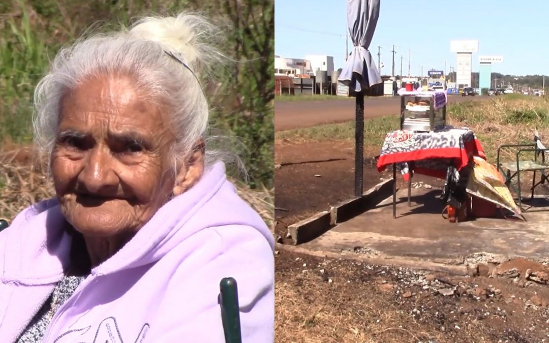 Tras incendio de su casilla, doña Lidia de 94 años pide ayuda a la ciudadanía