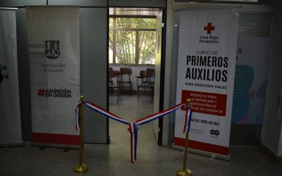 Municipalidad de Asunción inauguró sala de capacitaciones para primeros auxilios viales