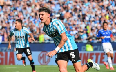 Final de la primera etapa en La Olla: Racing gana por 2-0 a Cruzeiro