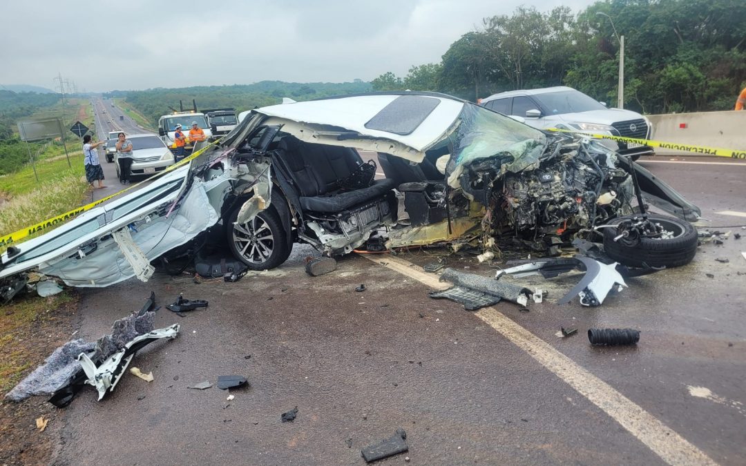 Una mujer y su nieto mueren en terrible accidente en Caacupé