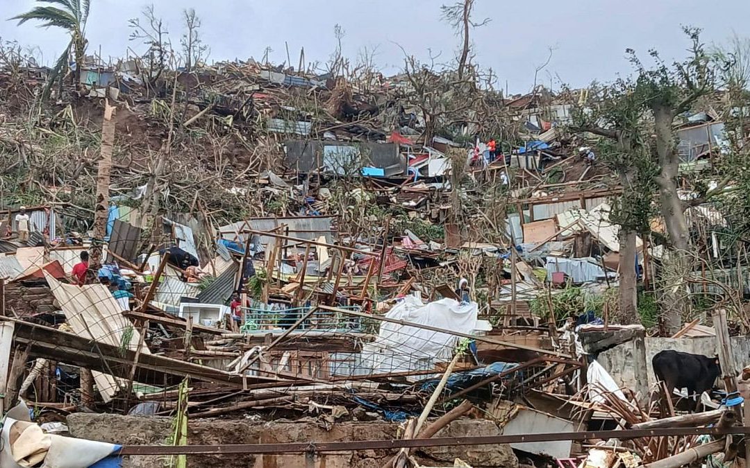 Francia: el ciclón Chido dejó varios muertos en su paso por Mayotte