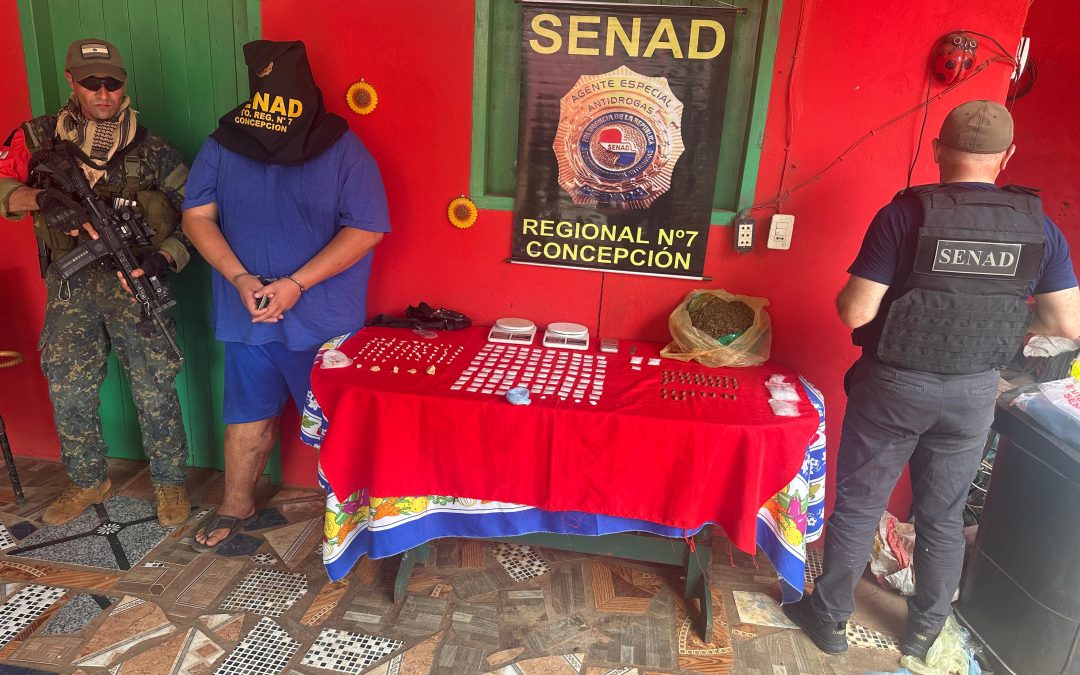 Capturan al jefe del microtráfico en Guayaibí
