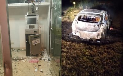 Delincuentes intentaron robar un cajero del predio de una comisaría en Caaguazú