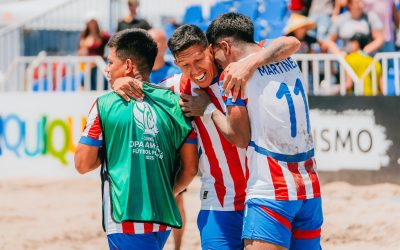 Fútbol playa: gran victoria de los Pynandi sobre Brasil por Copa América