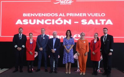 Paraguay celebra nueva conexión aérea entre Asunción y Salta