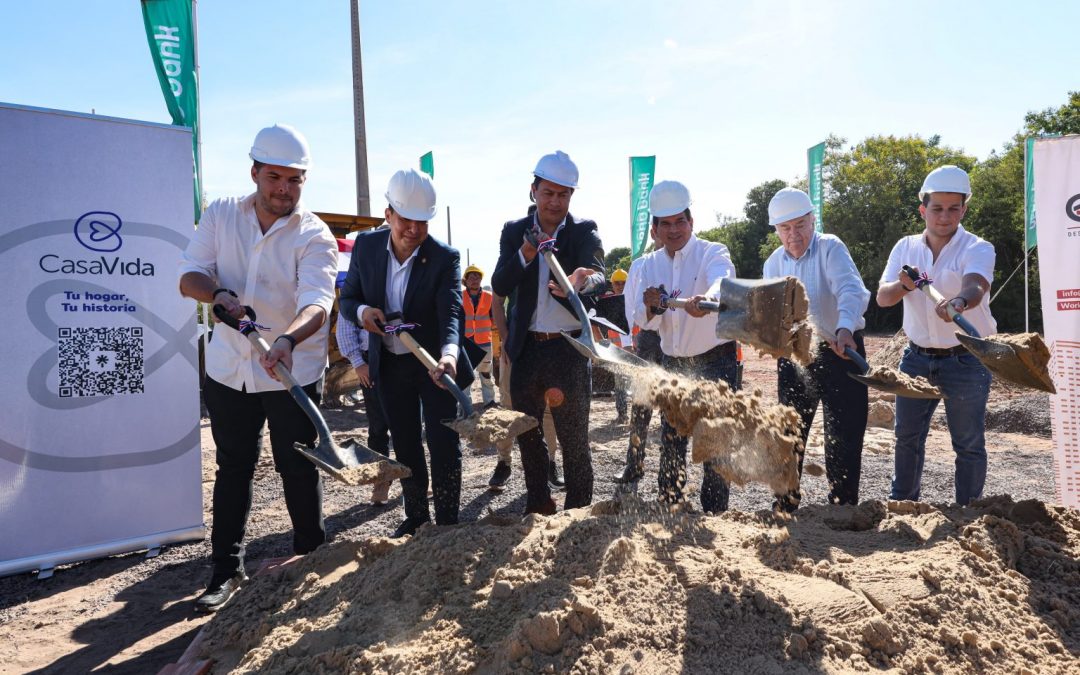 El sueño de la casa propia en Luque: MUVH inició la construcción de viviendas