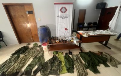 Búsqueda de Félix Urbieta: los investigadores encontraron armas, explosivos y documentos