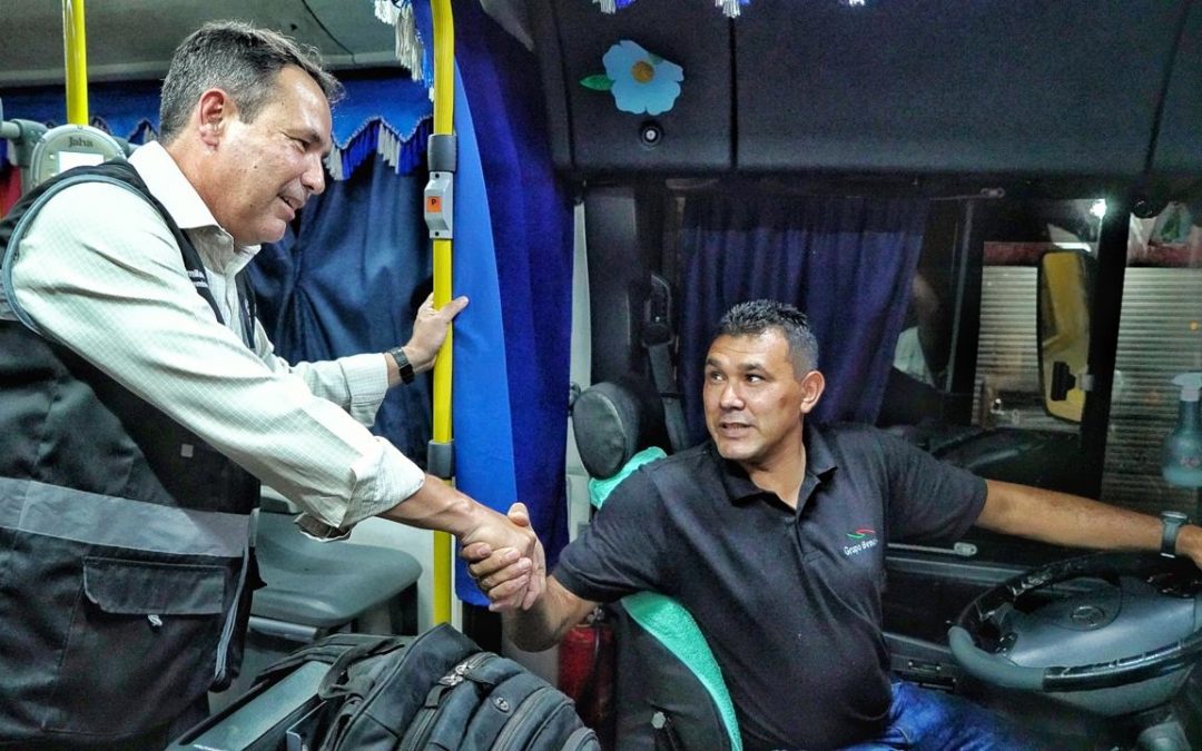 Más de 650 usuarios del transporte utilizaron el Servicio “Búho” el fin de semana