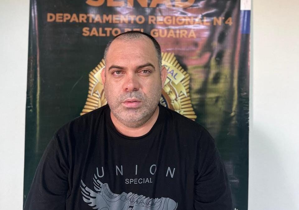 Capturan a peligroso criminal brasileño en Saltos del Guairá