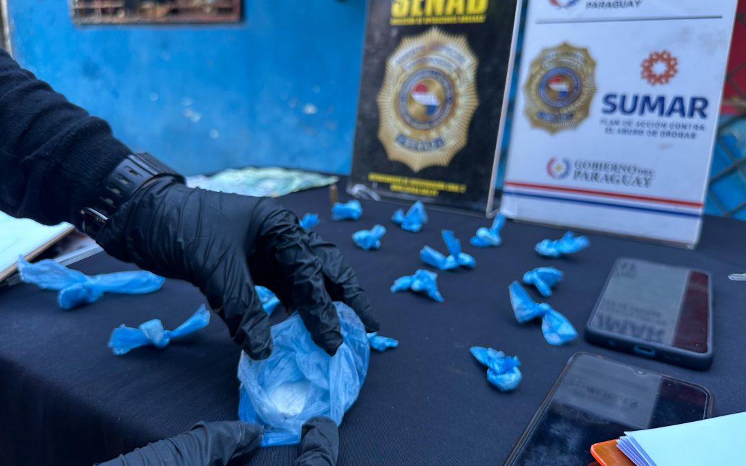 Allanan inquilinato donde funcionaba dos focos de venta de drogas
