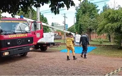 Trágico accidente laboral: obrero murió electrocutado en Ciudad del Este