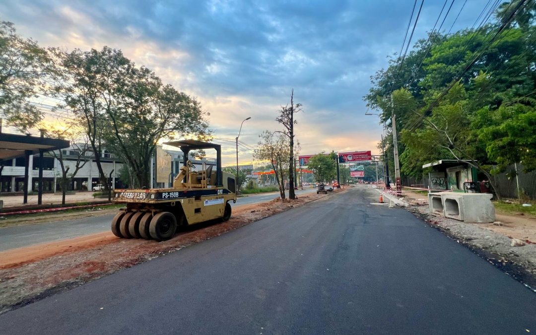 Mariscal López: anuncian nuevo tramo debido al cambio de frente de obras