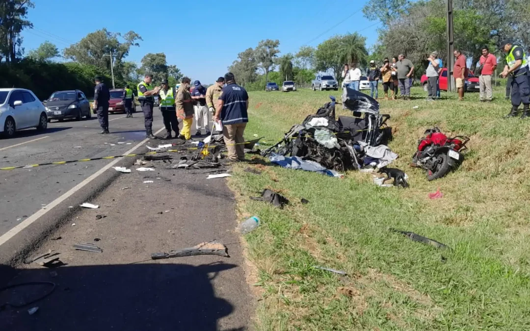 Tragedia en Misiones: dos personas fallecidas tras brutal choque