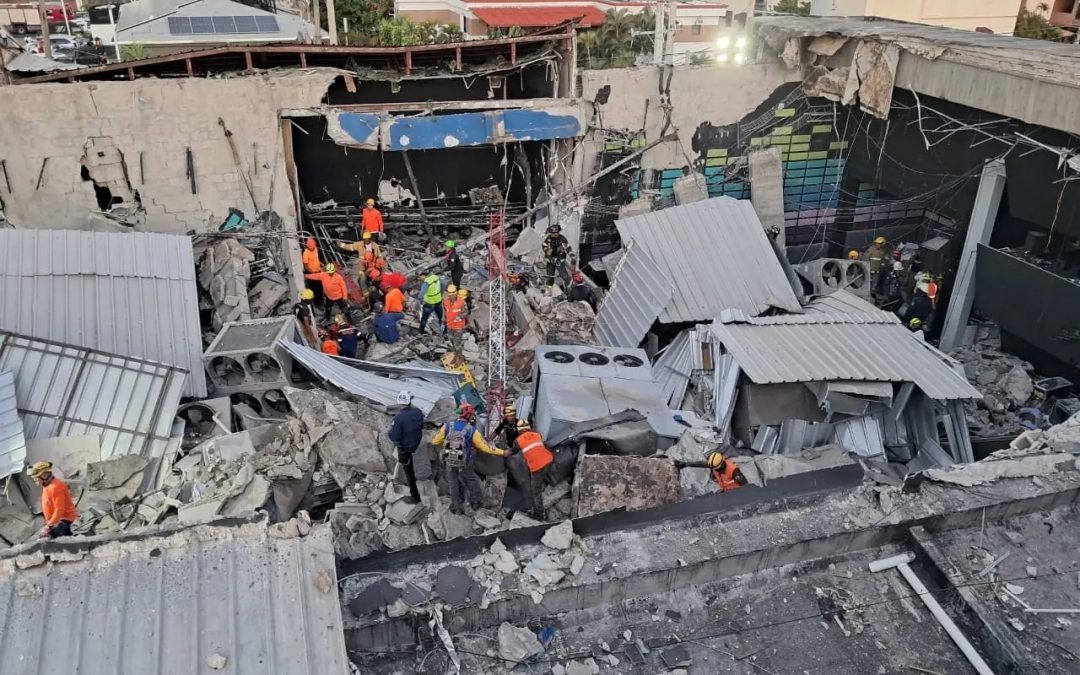 Colapso de discoteca deja 27 muertos en República Dominicana