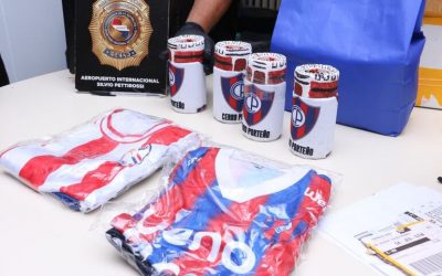 Senad frustra envío de cocaína oculta en vasos de Cerro a Arabia Saudita