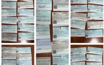 Madre de diputada transportaba cheques por valor de 600 millones sin declarar