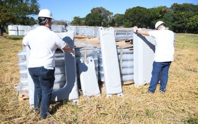 Inician los trabajos para la instalación de la primera planta solar flotante