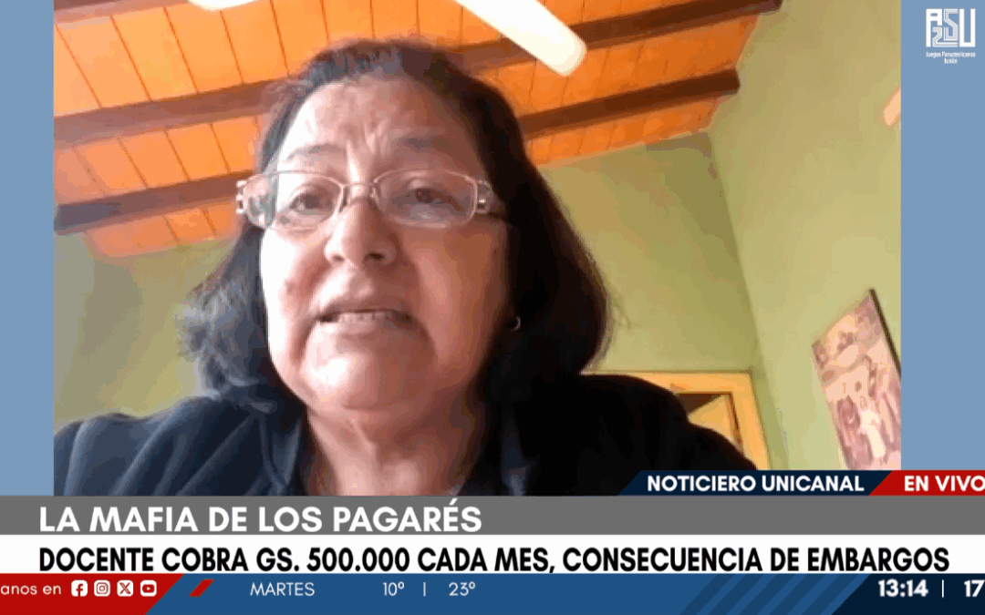 Mafia de los pagarés: docente jubilada denuncia embargo de su salario hasta el 2033