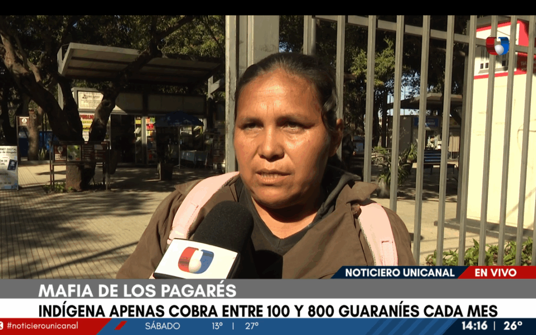 Mafia de los pagarés: a docente indígena le sobraba de su salario solo entre 100 y 800 guaraníes 