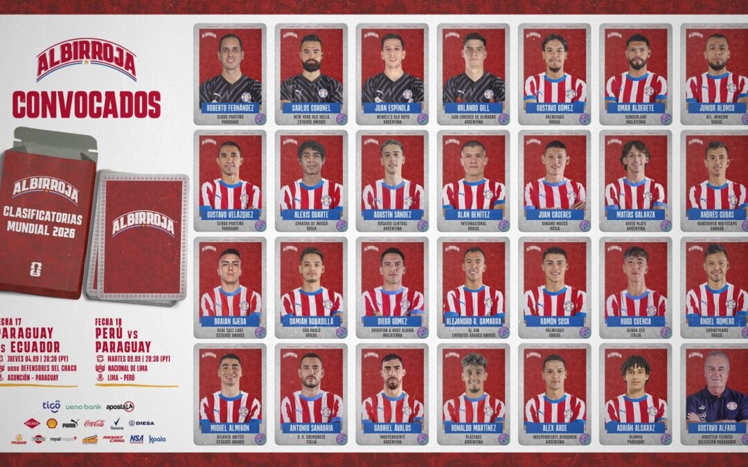 Estos son los convocados de Alfaro para medir a Ecuador y Perú