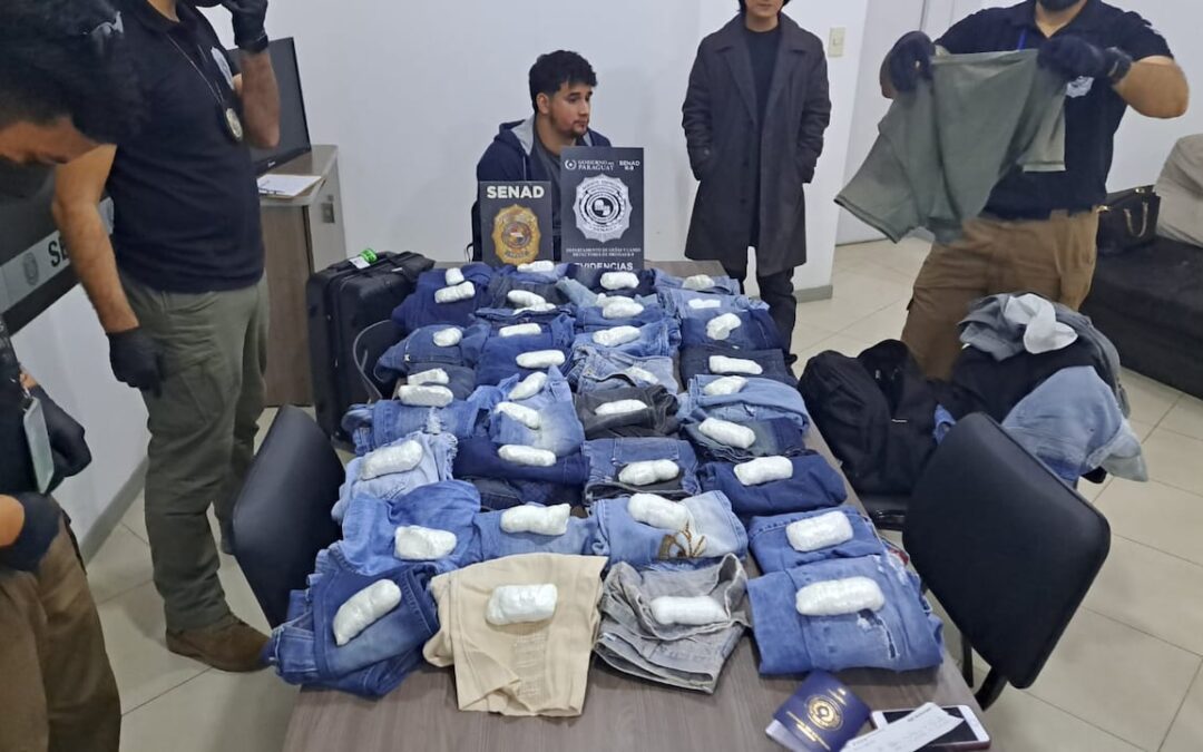 Detienen pasajero en el aeropuerto al intentar llevar cocaína a Europa 
