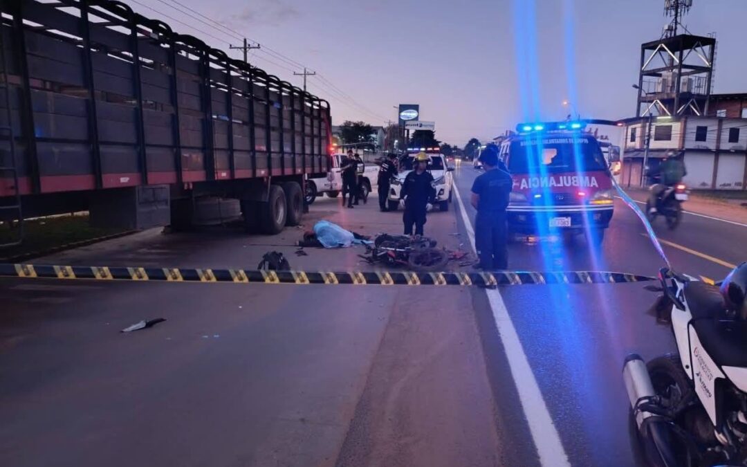Accidente en Limpio deja un motociclista fallecido